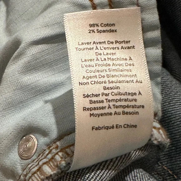 Talbots Flawless Slim Ankle Pattern Denim Jeans Size 8P - Picture 5 of 7